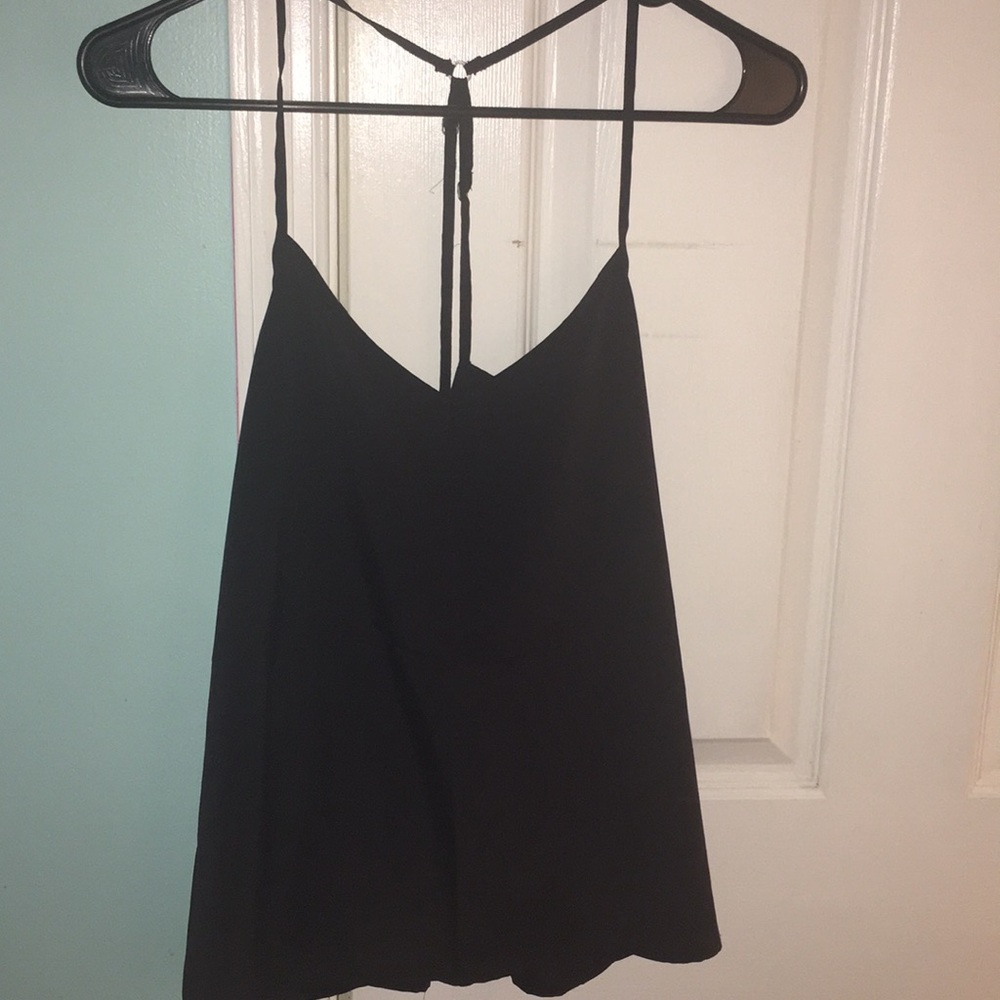 black tank top